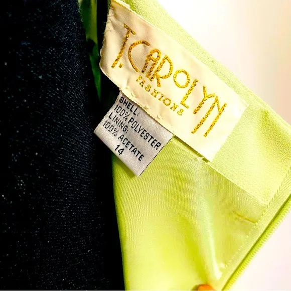 t. carolyn womans size 14 formal green strappy beaded maxi dress