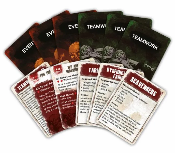 Teamwork and Event Cards: The Walking Dead: All Out War