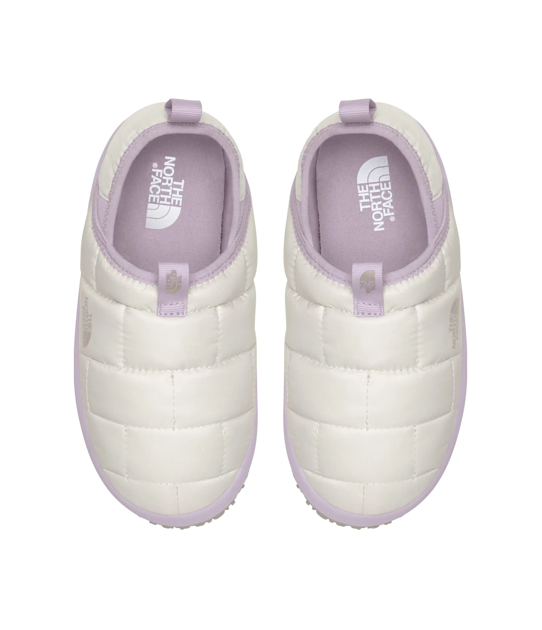 The North Face Thermoball Eco Traction Mule II (Toddler/Little Kid/Big Kid) Gardenia White/Lavender Fog 3 Little Kid M