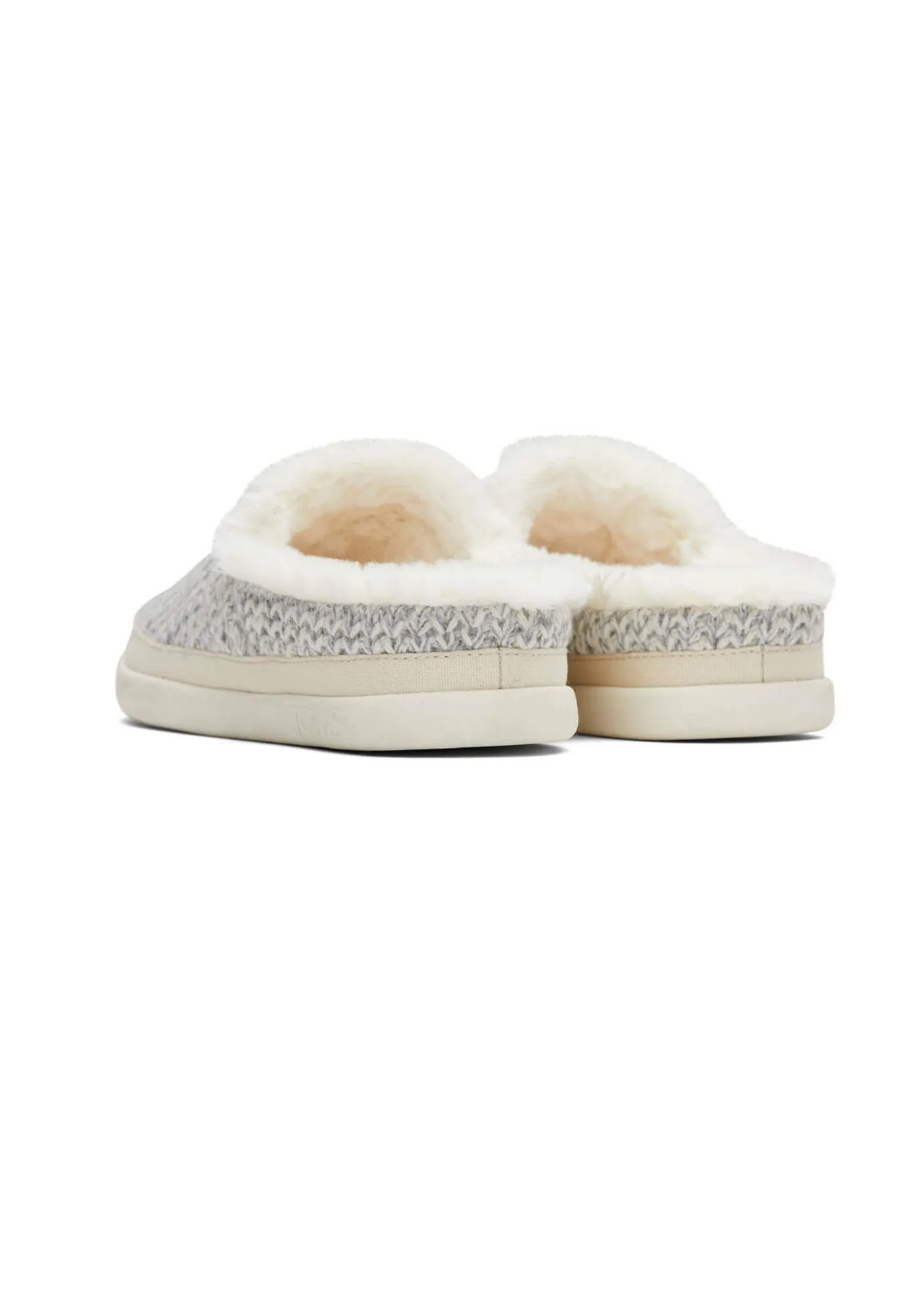 Toms® Gray Sweater Knit Slippers - FINAL SALE