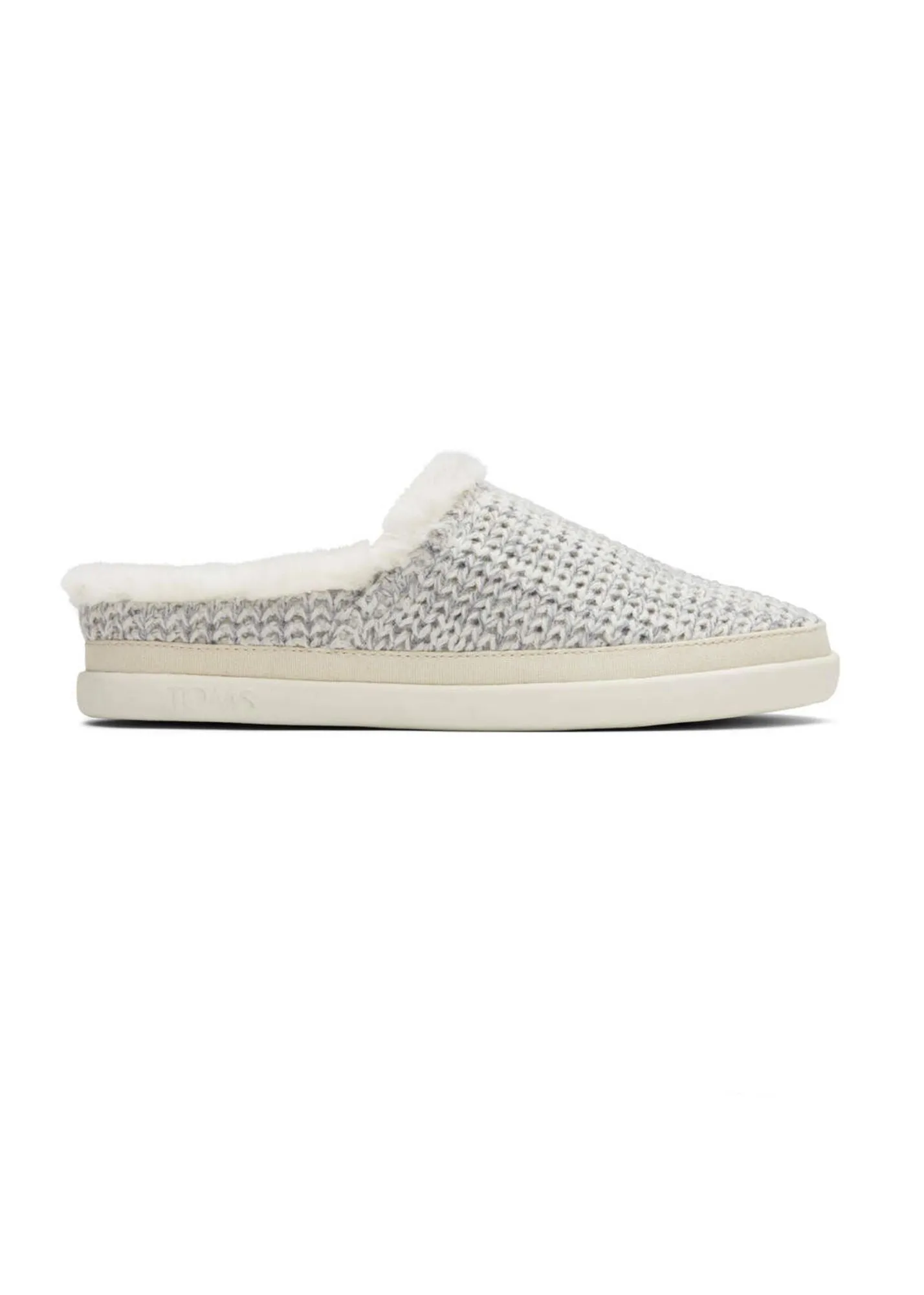 Toms® Gray Sweater Knit Slippers - FINAL SALE