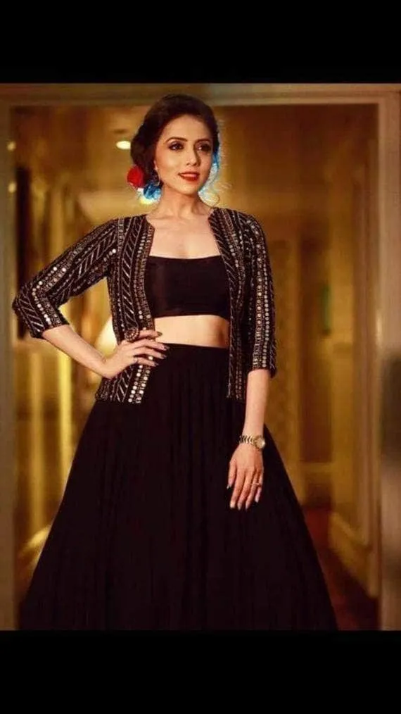 Trendy Indo-western Georgette Gown