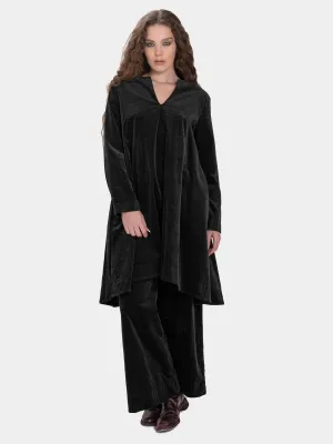 Velvet V-Neck Tunic