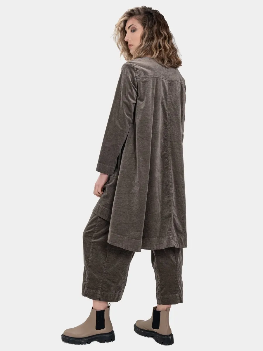Velvet V-Neck Tunic