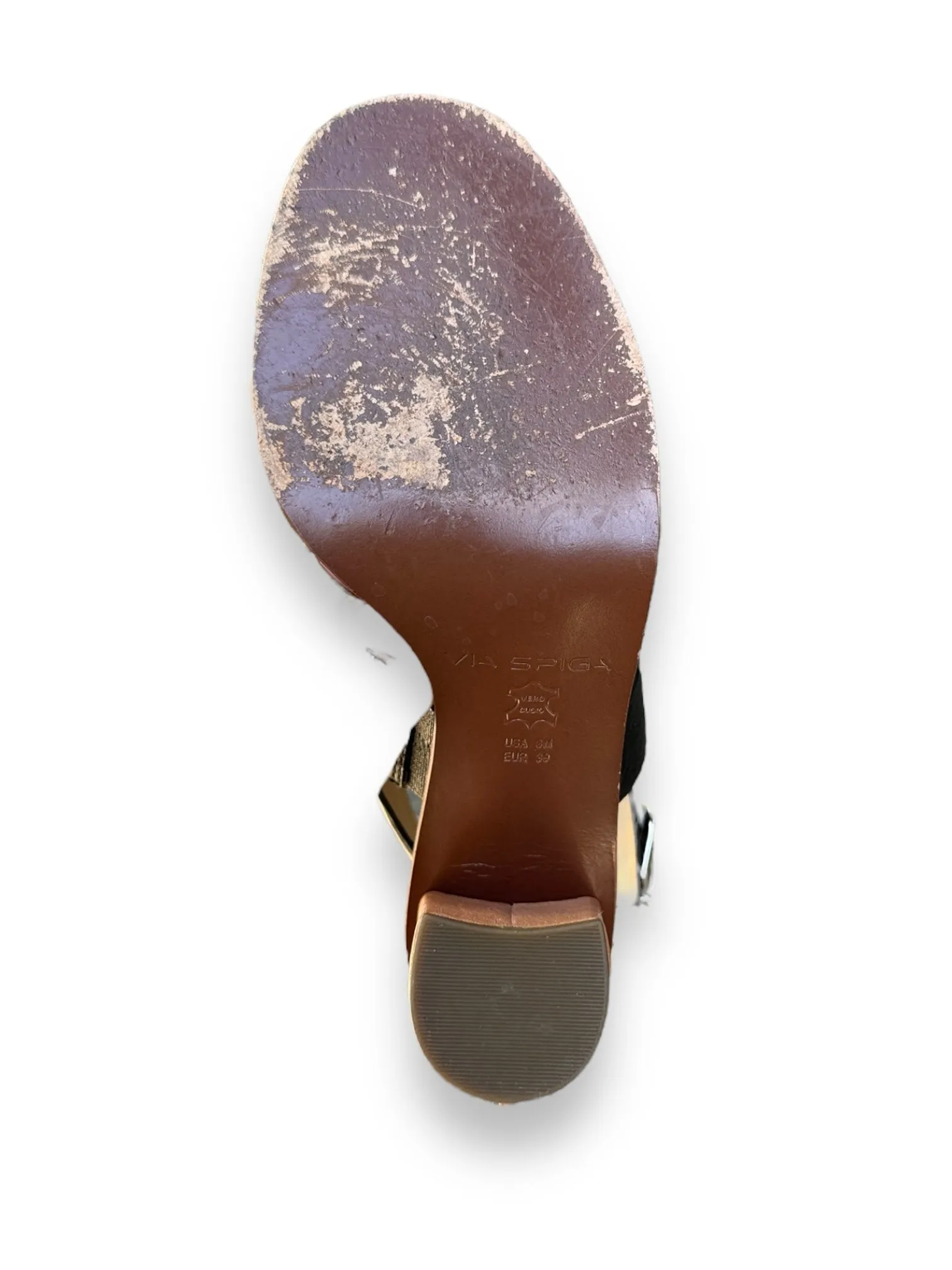 Via Spiga Shoe Size 8 Tan & Black Heels