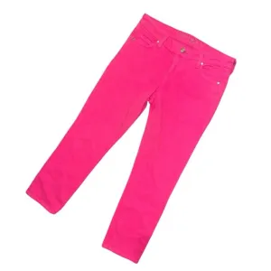 Vintage Kate Spade Perry Street Play Hooky Pink Jeans 27 crop straight Midrise