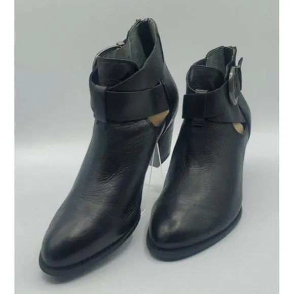 Vionic Women's Size 8 Upright Rory Ankle Boot Black Style 322