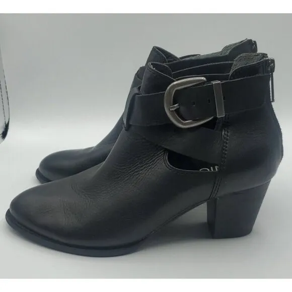 Vionic Women's Size 8 Upright Rory Ankle Boot Black Style 322
