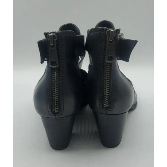 Vionic Women's Size 8 Upright Rory Ankle Boot Black Style 322