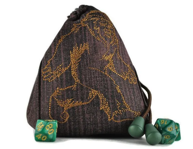 Walking Bigfoot dice bag