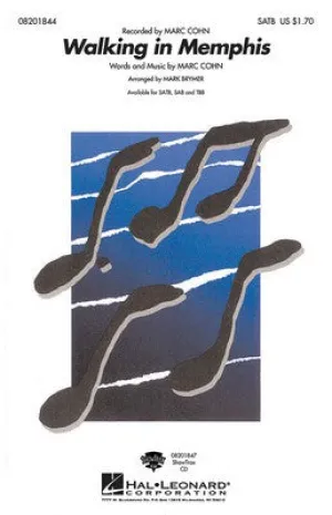 WALKING IN MEMPHIS SATB