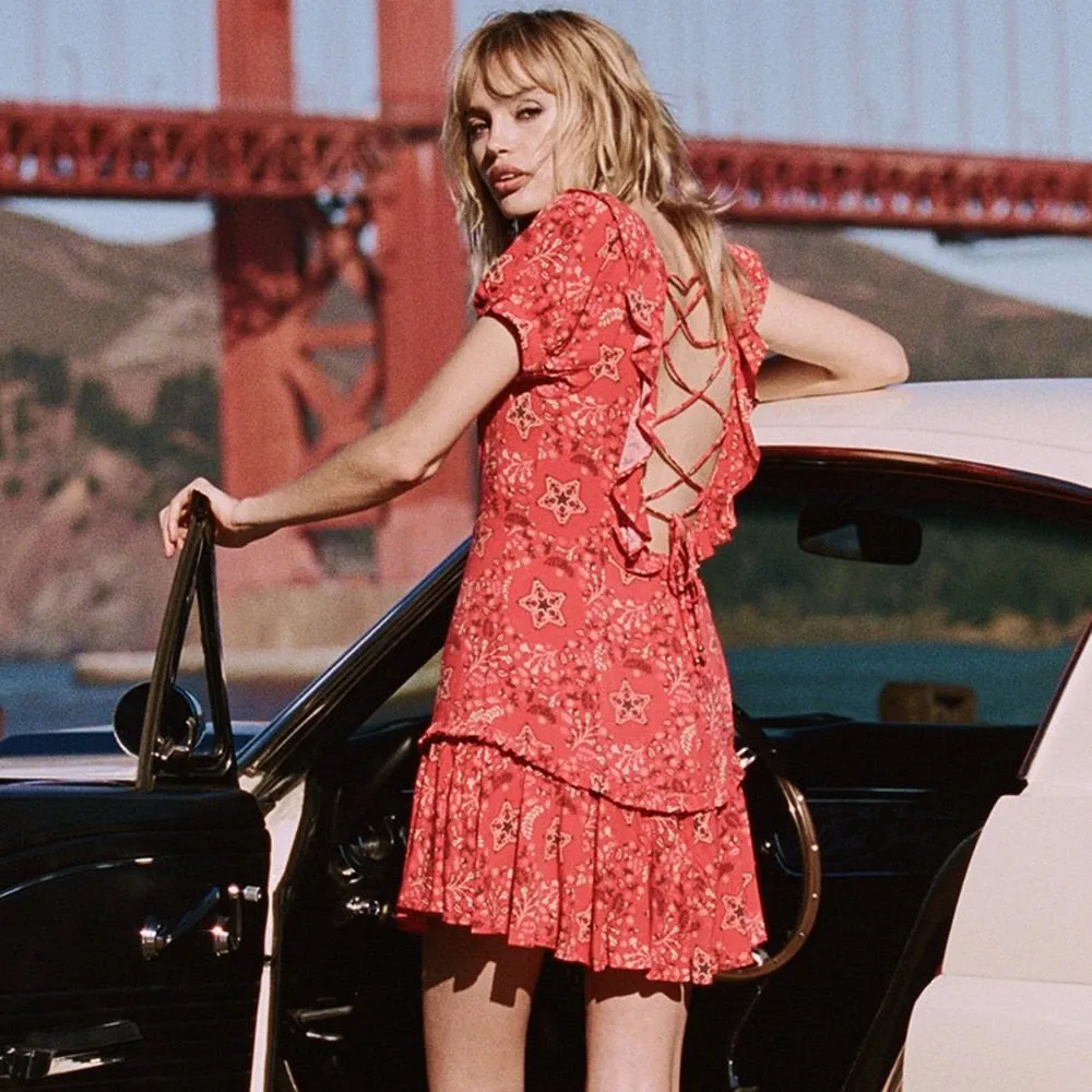 Wandering Wild Berry Dress