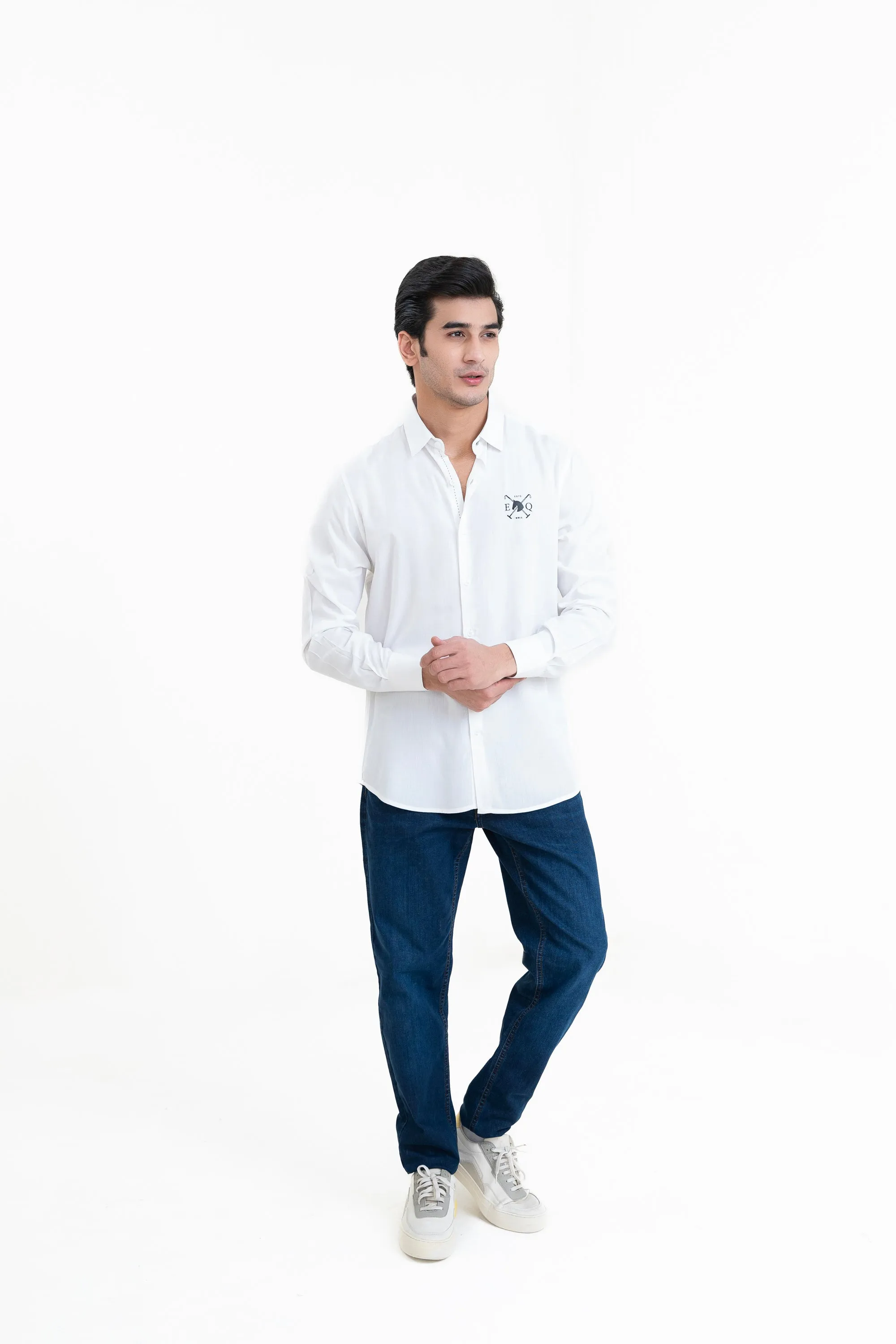White Casual Shirt