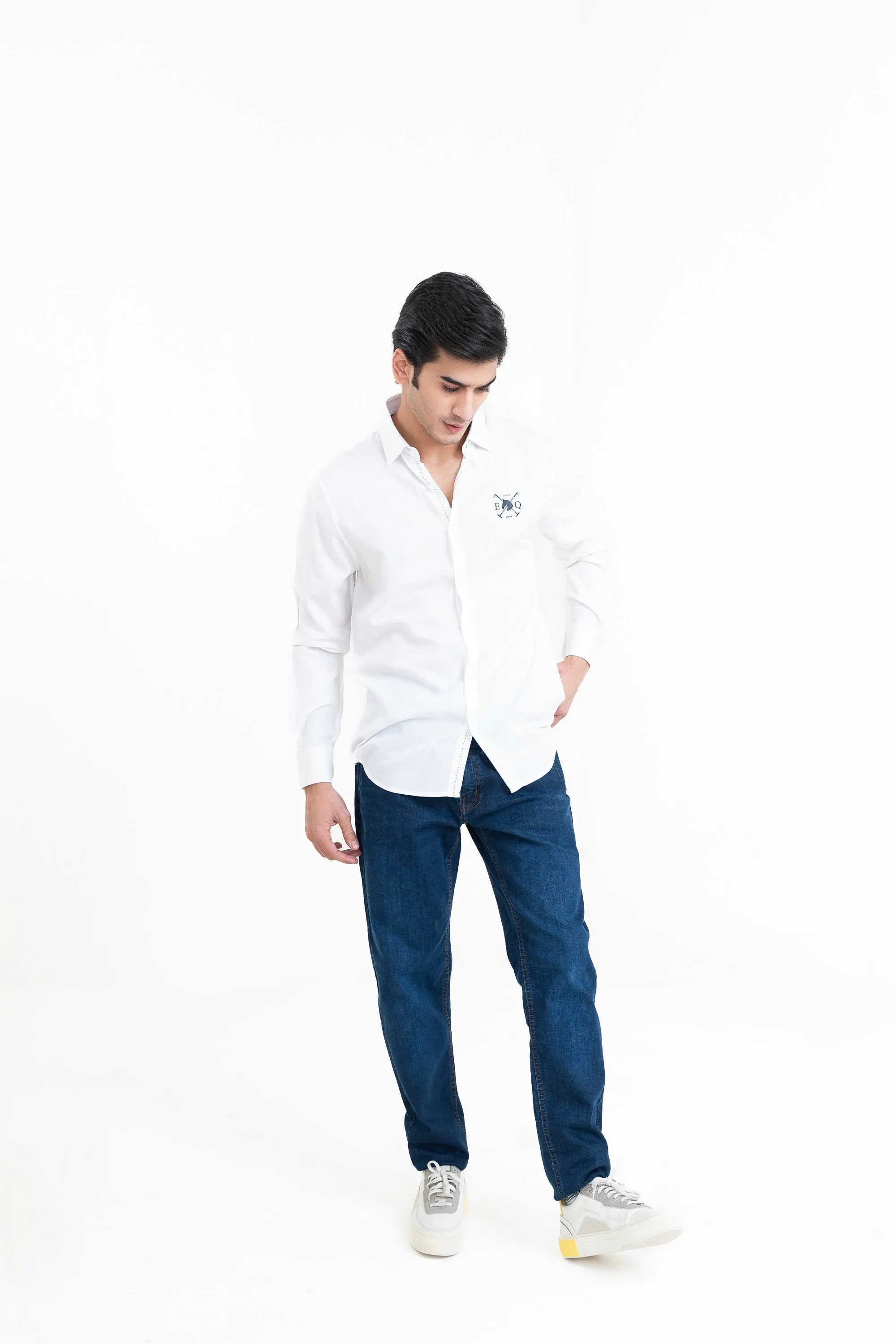 White Casual Shirt