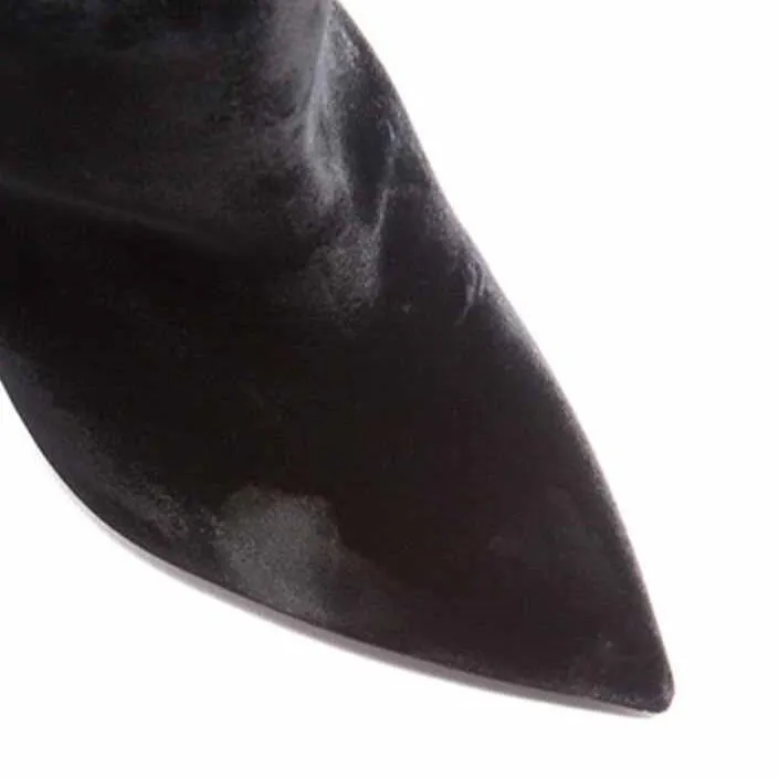 Women Long Knight Boots Pointed Toe Spike Heels Party Shoes