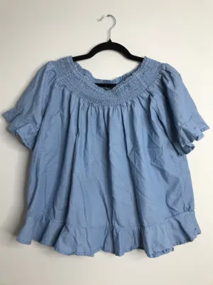Womens Size Sm Misses Blue Chelsea & Theodore Tops