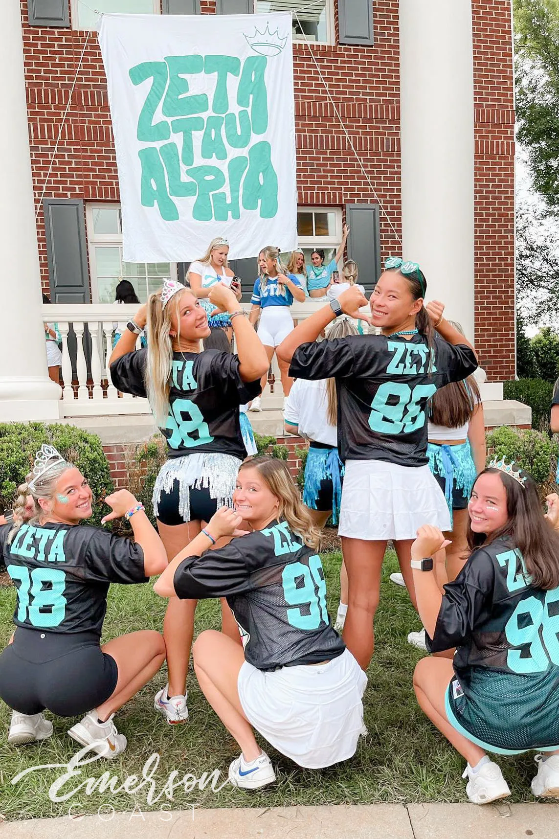 Zeta Tau Alpha Bid Day Football Jersey